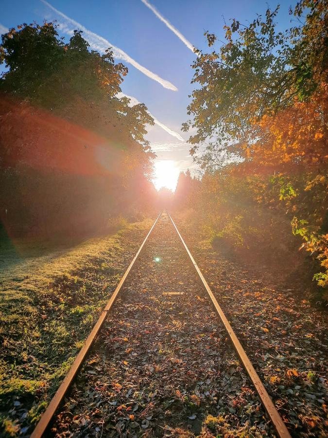 Fewo Im Alten Bahnhof Niederrossbach المظهر الخارجي الصورة